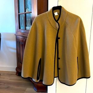 J Crew wool cape